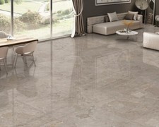 Beige Gloss Marble Effect 60x60cm Porcelain Floor Wall Tiles 10/20sqm Job Lot