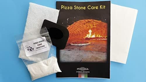 Pizza stone cleaning care - pizza, set