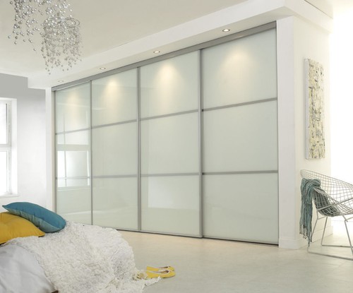 Mirror sliding wardrobe - mirror, doors/