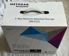 Netgear ReadyNAS RN102 Network Attached Storage NAS Raid1 Backup RN10211D-100NAS