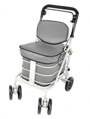 Shopping trolley with seat - shopping, and