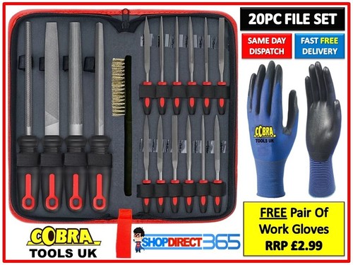 Cobra 20pc assorted file - cobra,