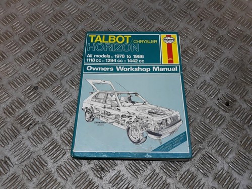 Talbot chrysler horizon - talbot/chrysler,
