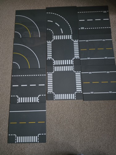 Lego compatible road - , building