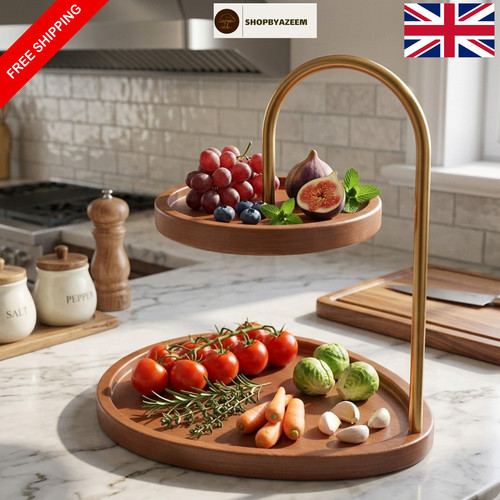 Wooden desktop organizer - wooden,