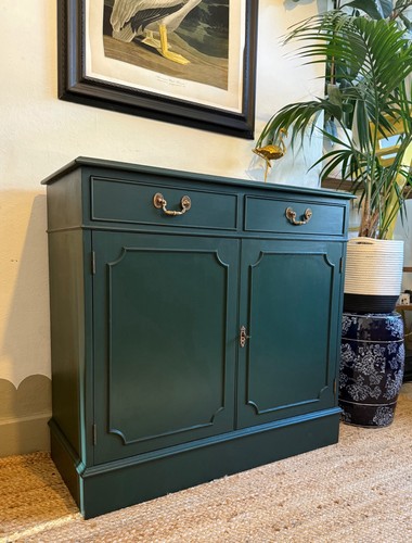 Refinished sideboard cabinet - sideboard,