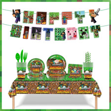 Minecraft Party Supplies Set
