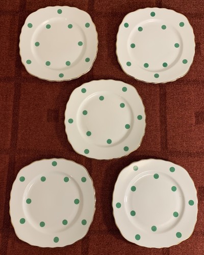 Royal vale green polka dot - 5,
