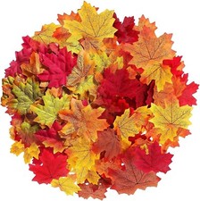 300 Artificial Autumn Leaves