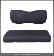YAMAHA G29 YDRA DR2A DRIVE & DRIVE2 GOLF CART BUGGY BLACK SEAT COVER SET