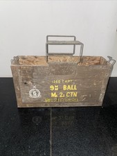 Vintage Wooden Ammo