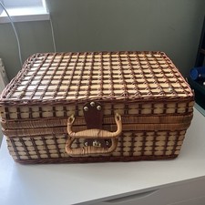 Vintage Wicker Picnic Hamper -