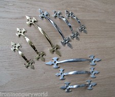 SOLID BRASS VICTORIAN FLEUR DE