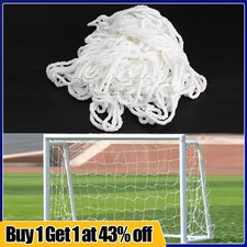 White Football Goal Nets