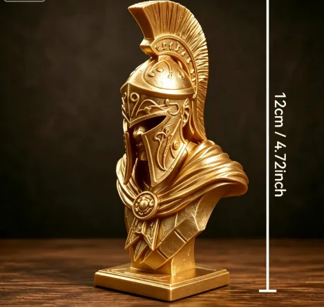 Spartan warrior bust - warrior, 3d