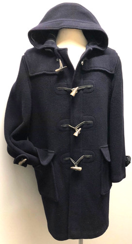Gloverall navy wool duffle - navy,