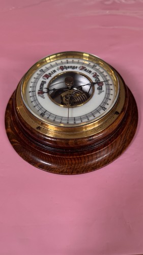 Edwardian aneroid barometer - aneroid,