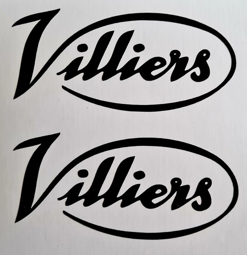 Villiers tank logo - , decal