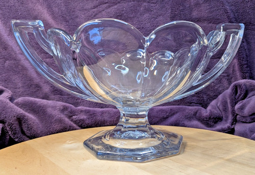 Davidson clear glass - , footed