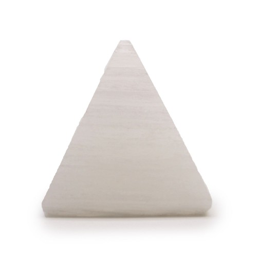 Selenite pyramid 5 - pyramid,