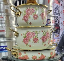 Enamel Stockpot 6piece Set