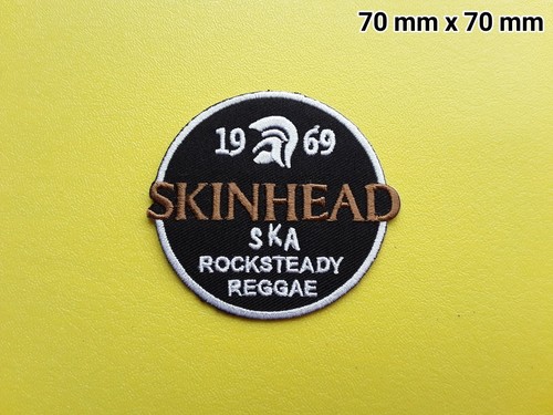 Skinhead sew iron - sew, on