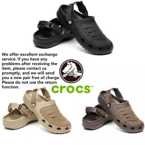 New model crocs leather - new,