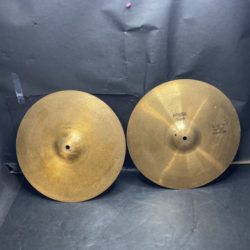 Pair vintage paiste - of,