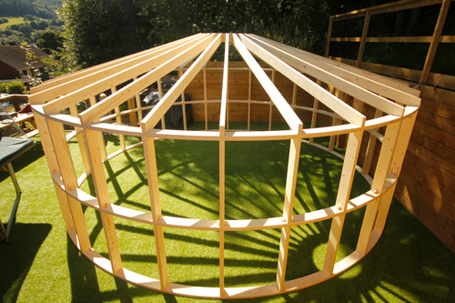 Yurt pod frame kit - kit, 4.2m