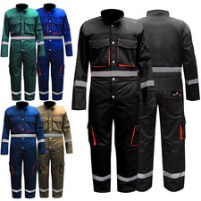 Mens Boiler Suit Work Wear Overalls Coveralls Mechanics Boiler suit Protective