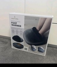 Restore Massaging Foot Warmer - Electric Feet Massager - New