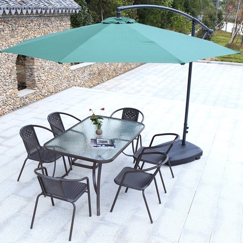Garden dining table - and, chairs