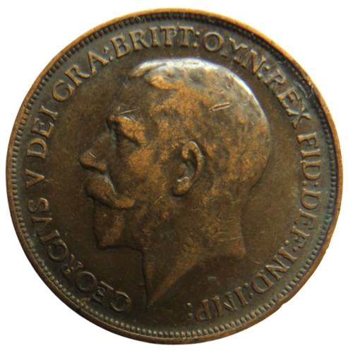 1912 king george - one, penny