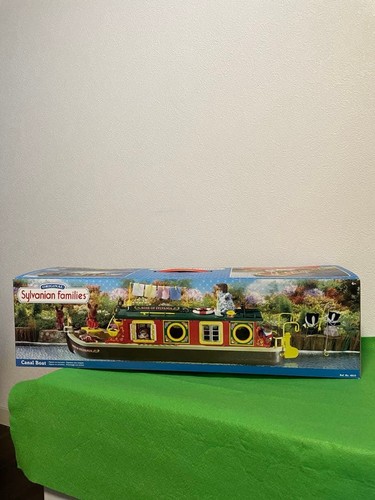 Sylvanian families canal boat - families,