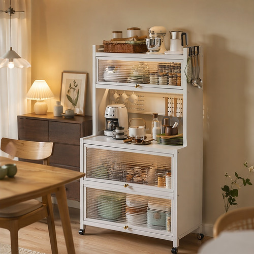 Kitchen storage cabinet with - storage,