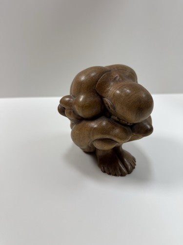 Hand carved wooden weeping - hand,