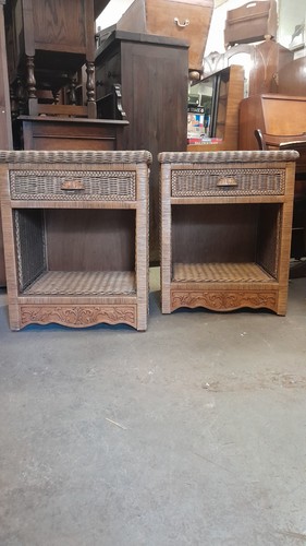 Matching pair wicker - of, 1