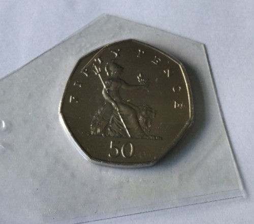 1985 proof 50p britannia - 50p,