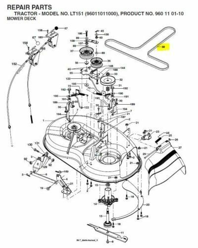 Replacement jonsered lt12 lt14 - replacement,