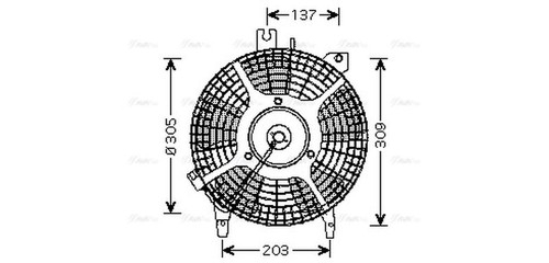 Ava radiator fan to7542 - radiator,