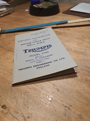 Triumph 350 hw 3hw - 9.4,