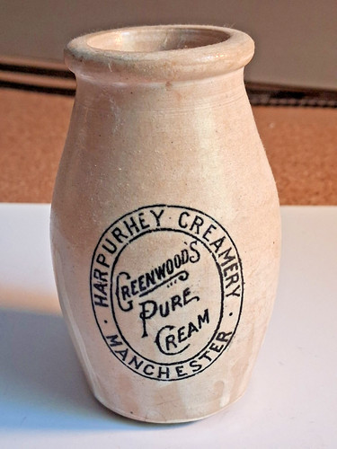 Antique cream pot - cream,