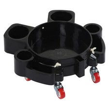 Rolling Bucket Dolly Black Multifunctional Rolling Dolly For Detailing Wash REL