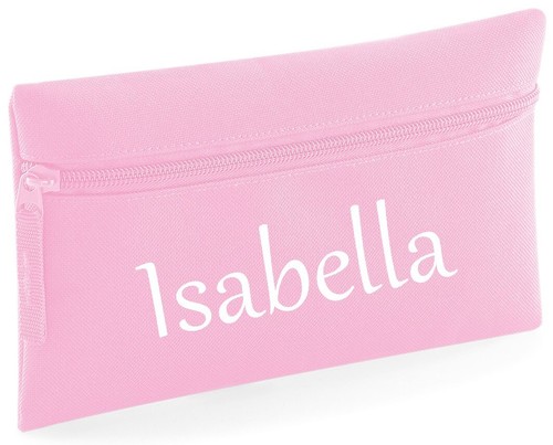 Pencil case pink personalised - pencil,