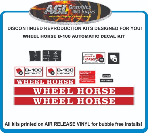 Wheel horse 100 automatic - horse, b-100
