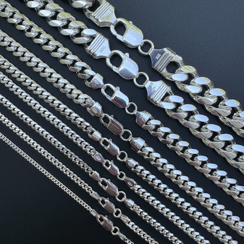 Mens real solid - solid, sterling