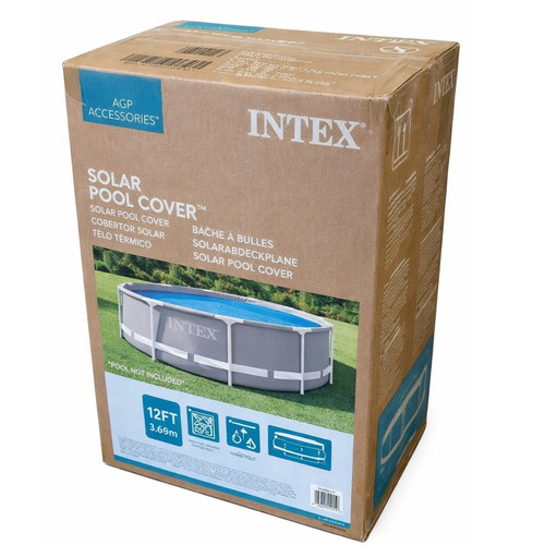 Intex solar pool cover - pool,