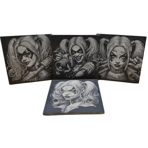 Harley quinn comic slate - quinn,