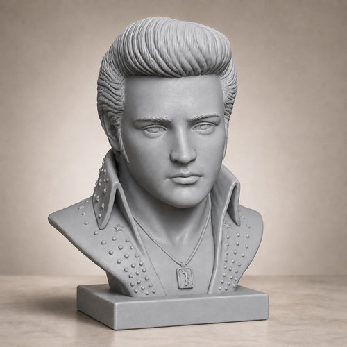 Elvis presley inspired - elvis, bust