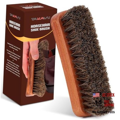 Horsehair shoe shine - 6.7",